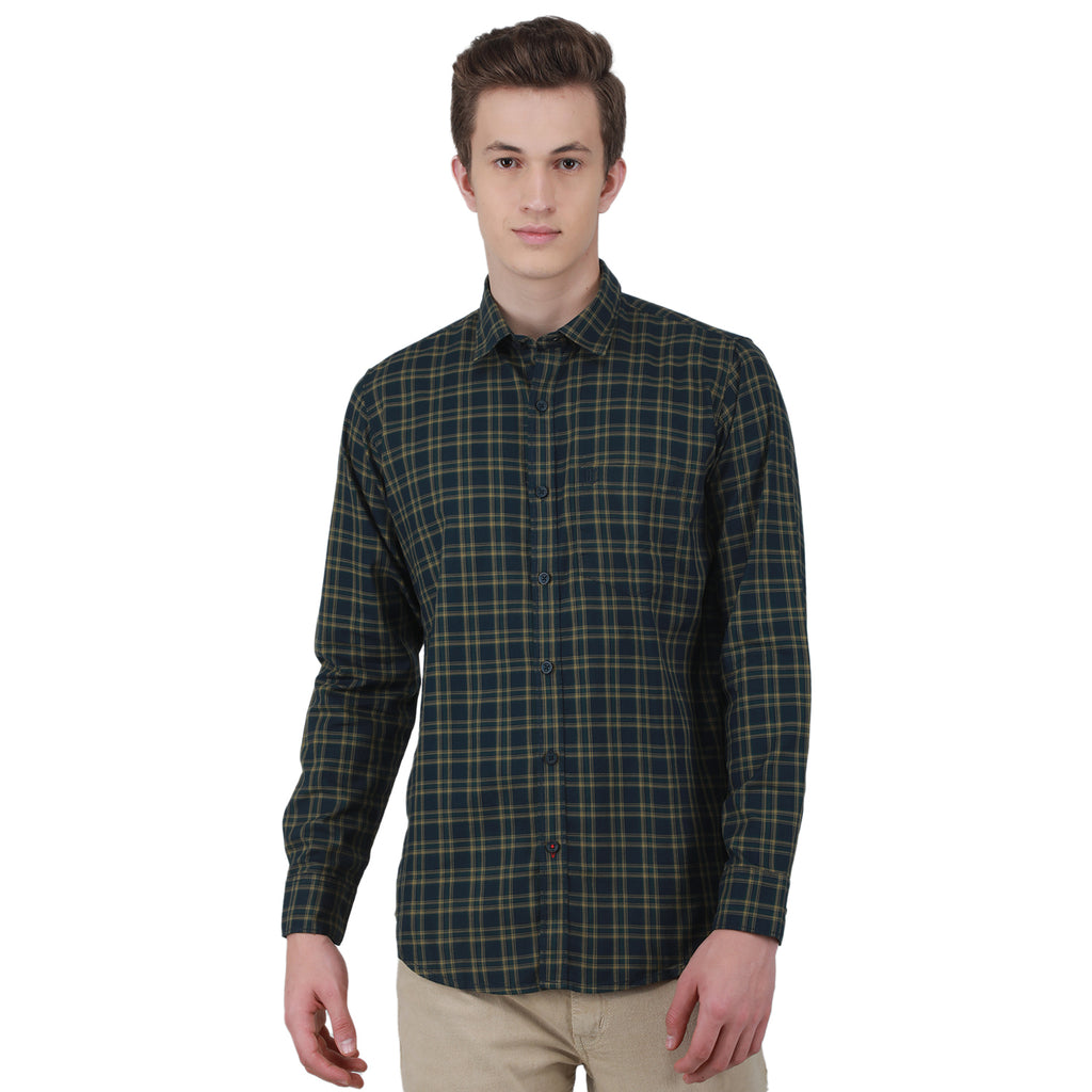 Duke Stardust Men Full Sleeve Cotton Shirt (SDO7ICK)