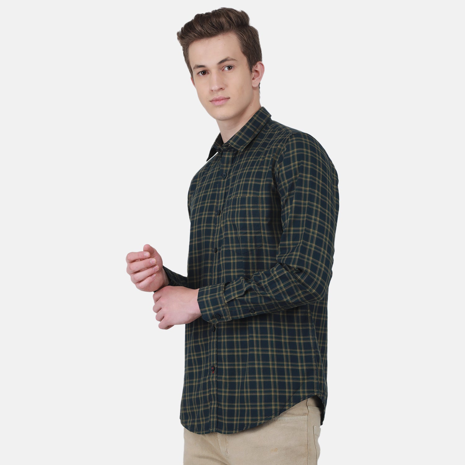Duke Stardust Men Full Sleeve Cotton Shirt (SDO7ICK)