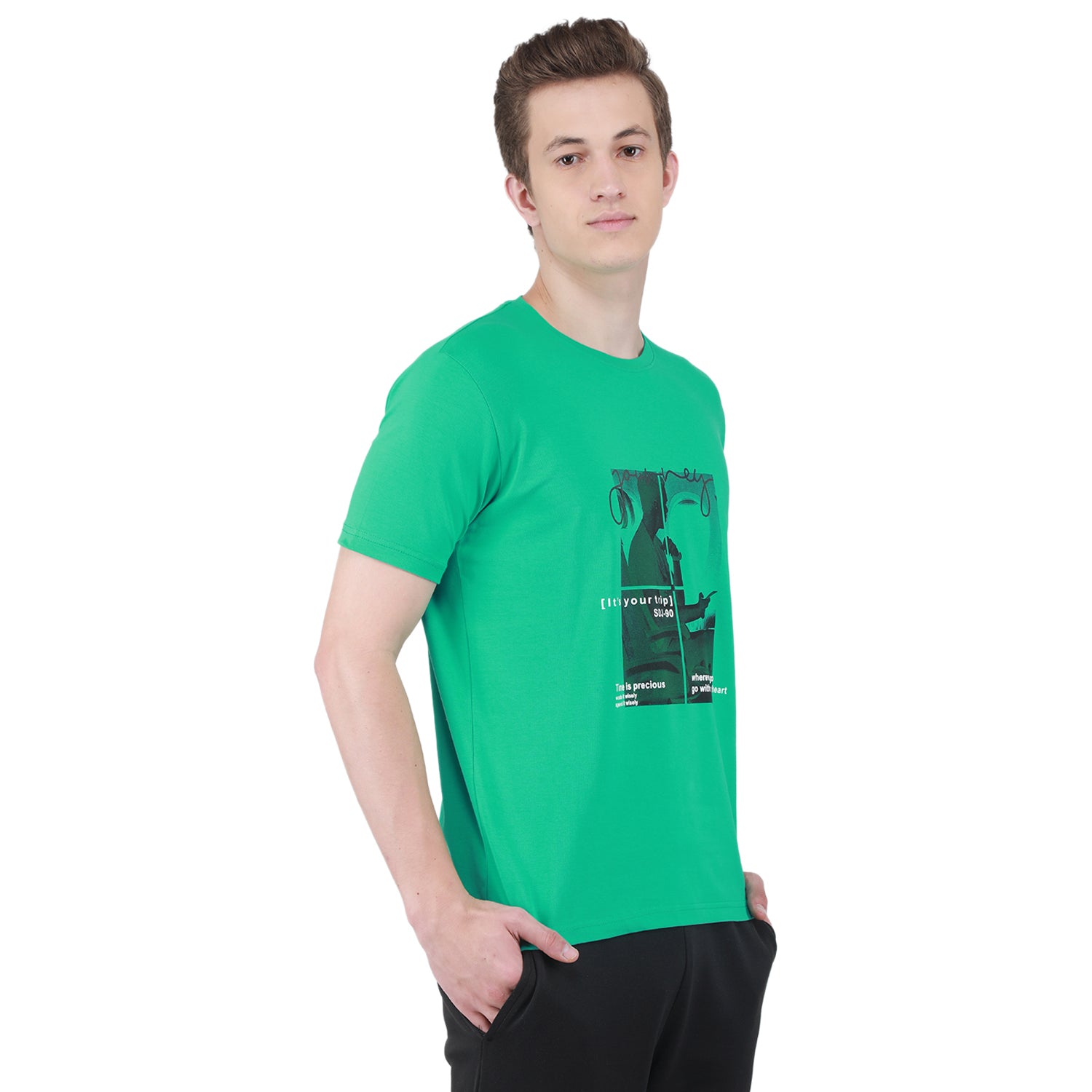 Duke Stardust Men Half Sleeve Cotton T-shirt (ONLF244)