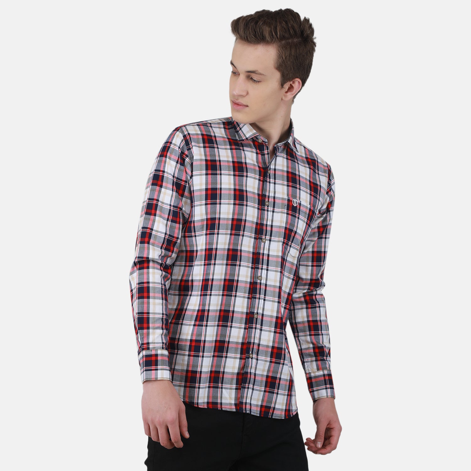 Duke Stardust Men Full Sleeve Cotton Shirt (SD8CKTNQ)