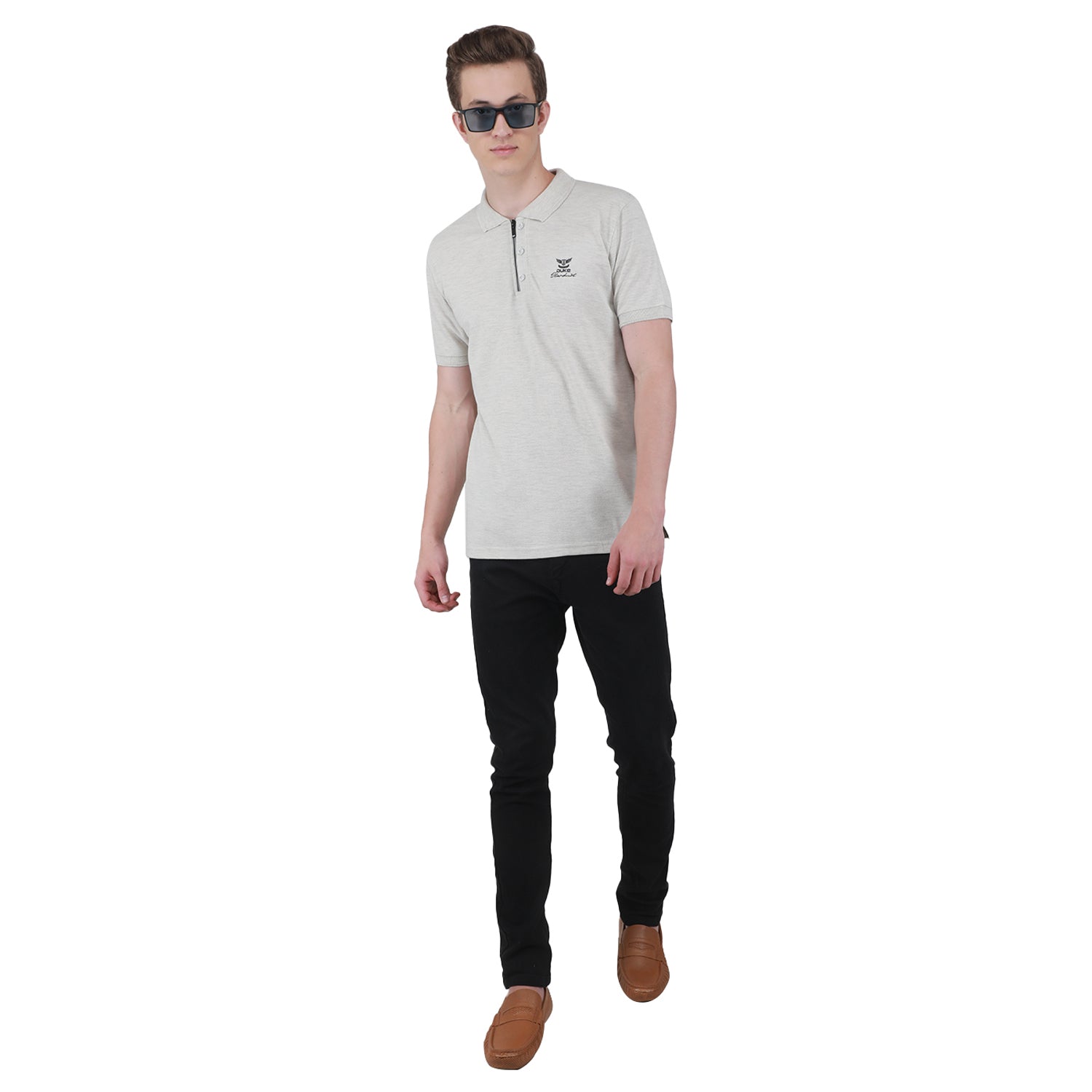 Duke Urban Men Half Sleeve Cotton T-shirt (LF7038)