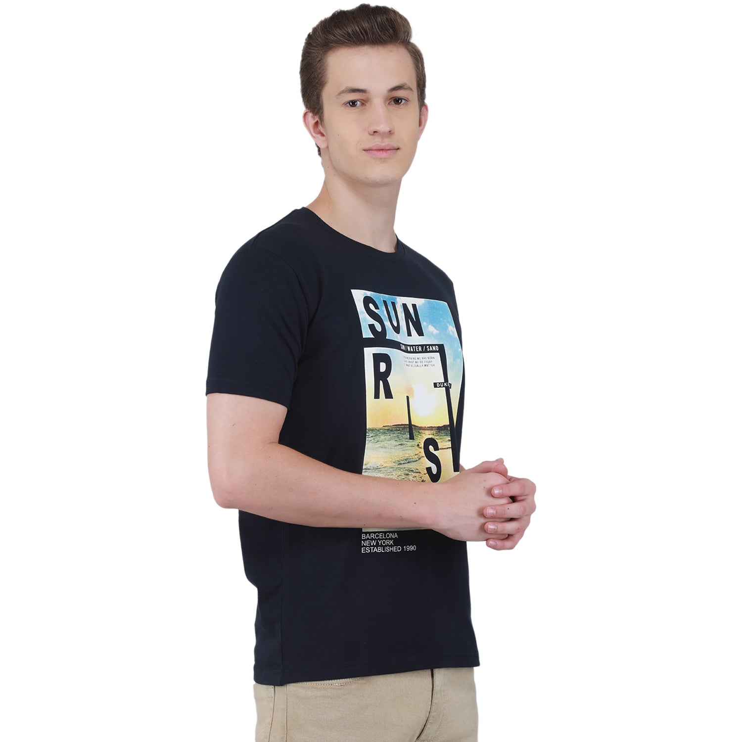 Duke Stardust Men Half Sleeve Cotton T-shirt (ONLF243)