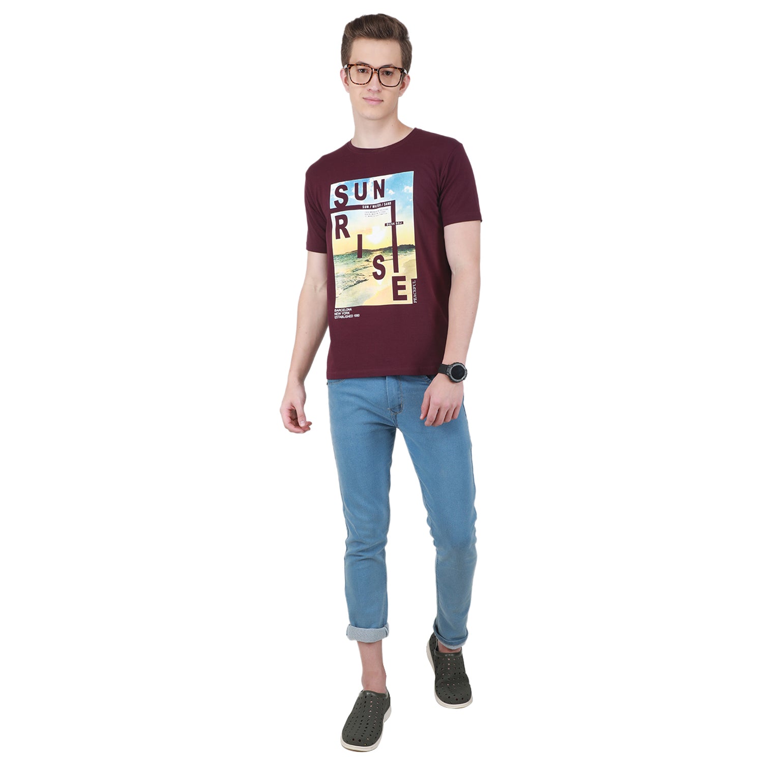 Duke Stardust Men Half Sleeve Cotton T-shirt (ONLF243)