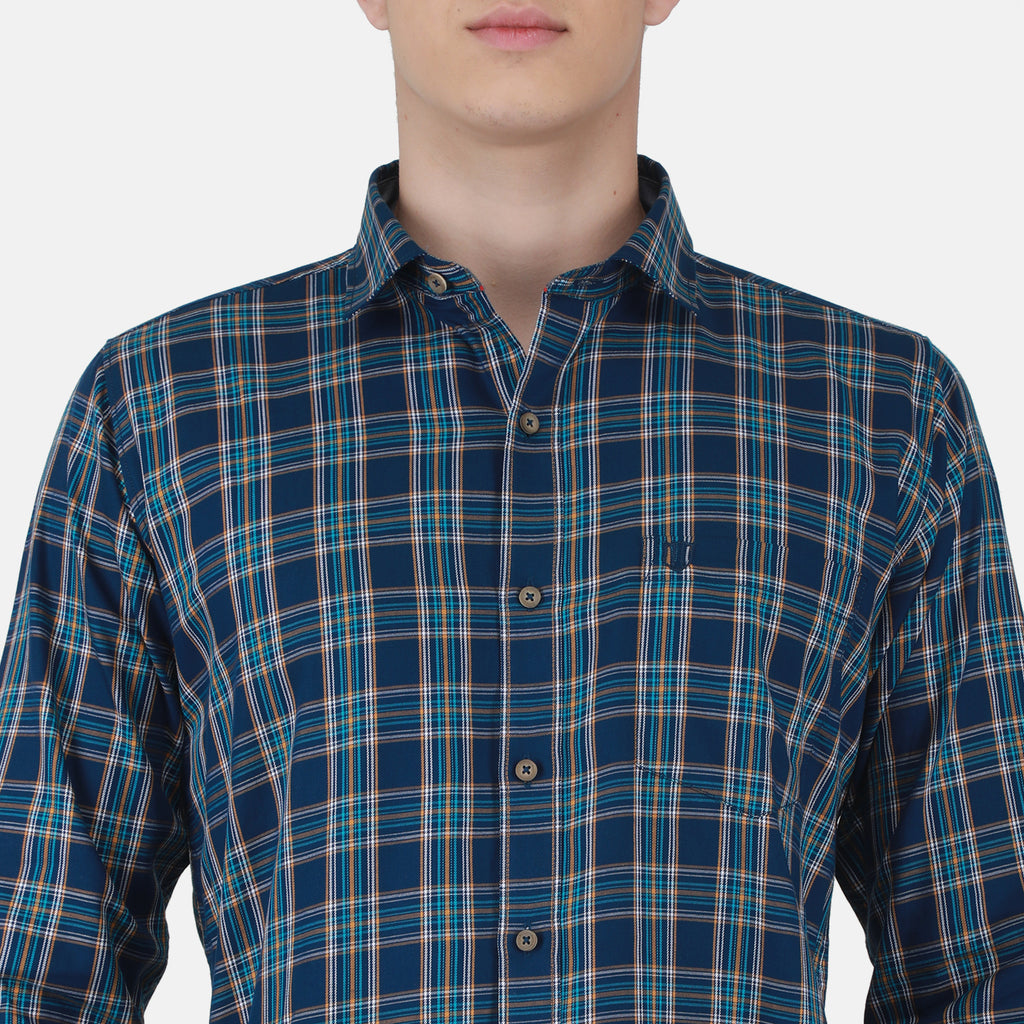 Duke Stardust Men Full Sleeve Cotton Shirt (SD8CKTBQ)