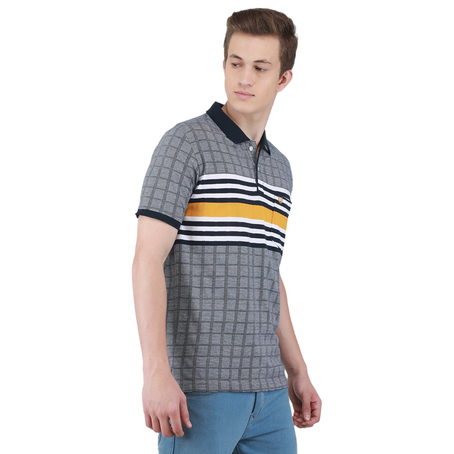 Duke Stardust Men Half Sleeve Cotton T-shirt (LF7011)