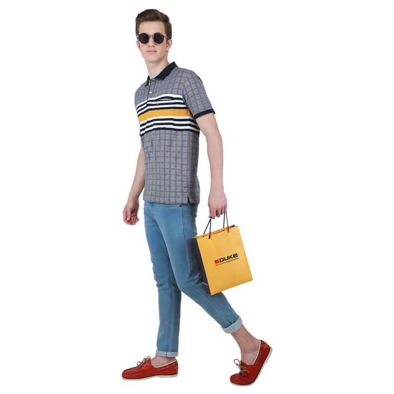 Duke Stardust Men Half Sleeve Cotton T-shirt (LF7011)