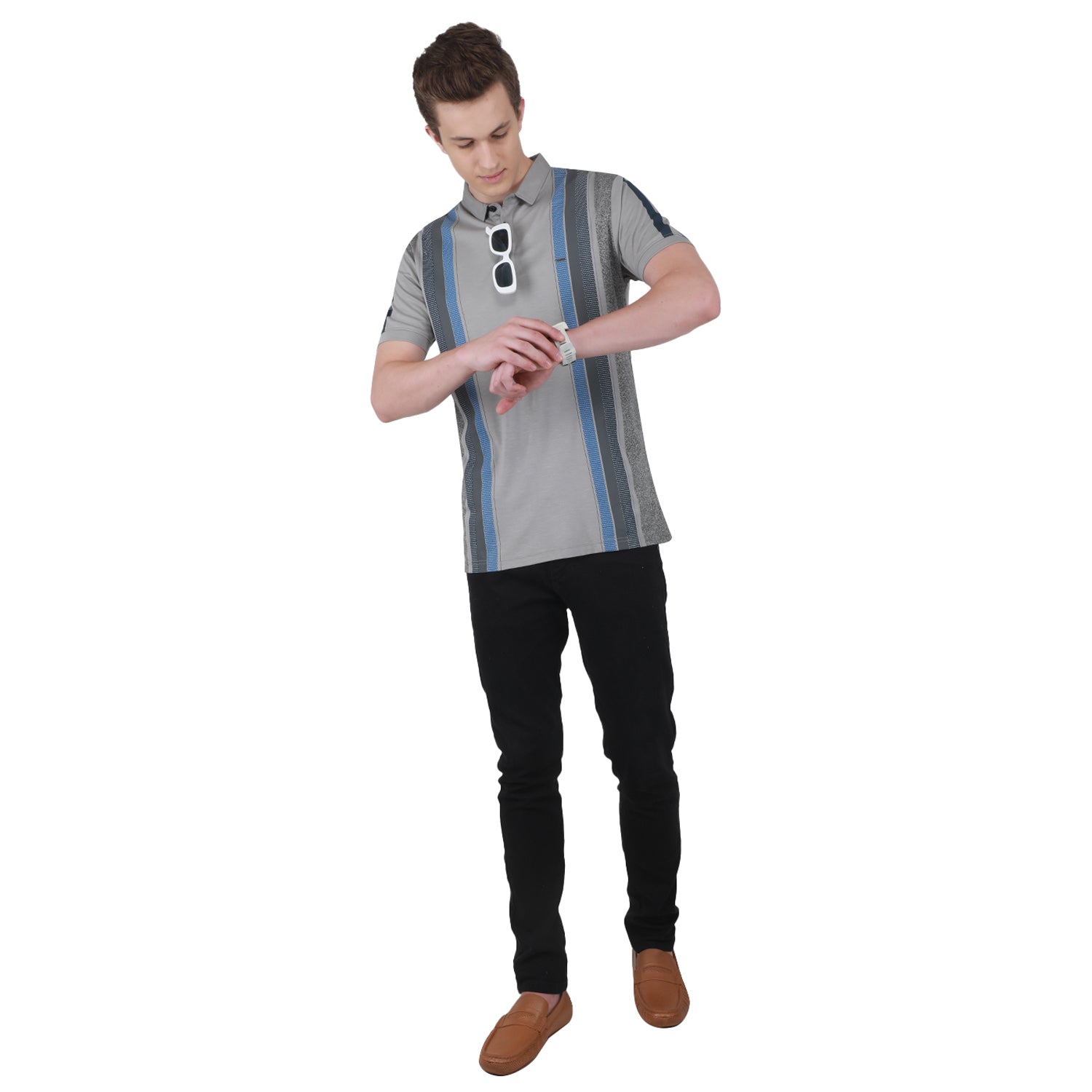 Duke Stardust Men Half Sleeve Cotton T-shirt (1254)
