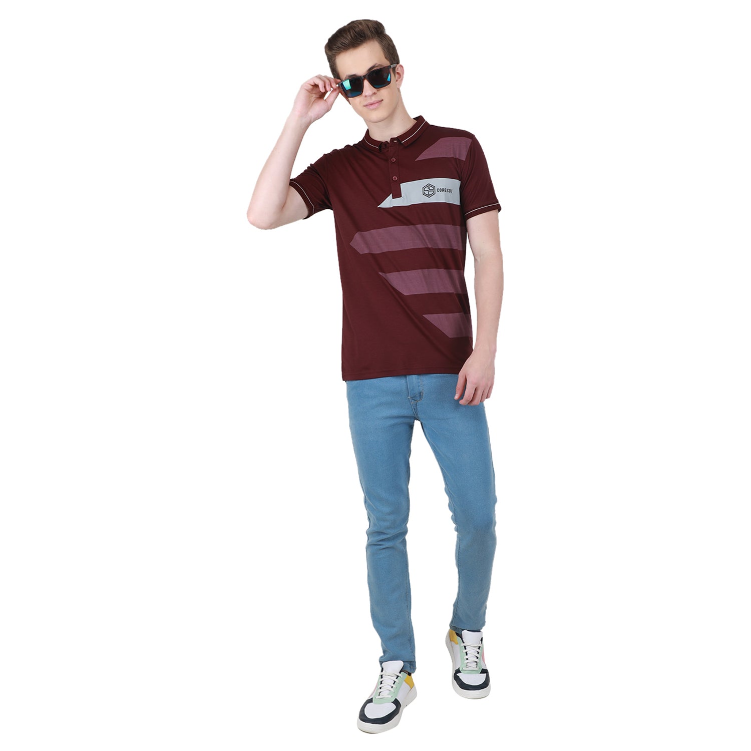 Duke Stardust Men Half Sleeve Cotton T-shirt (LF5780)