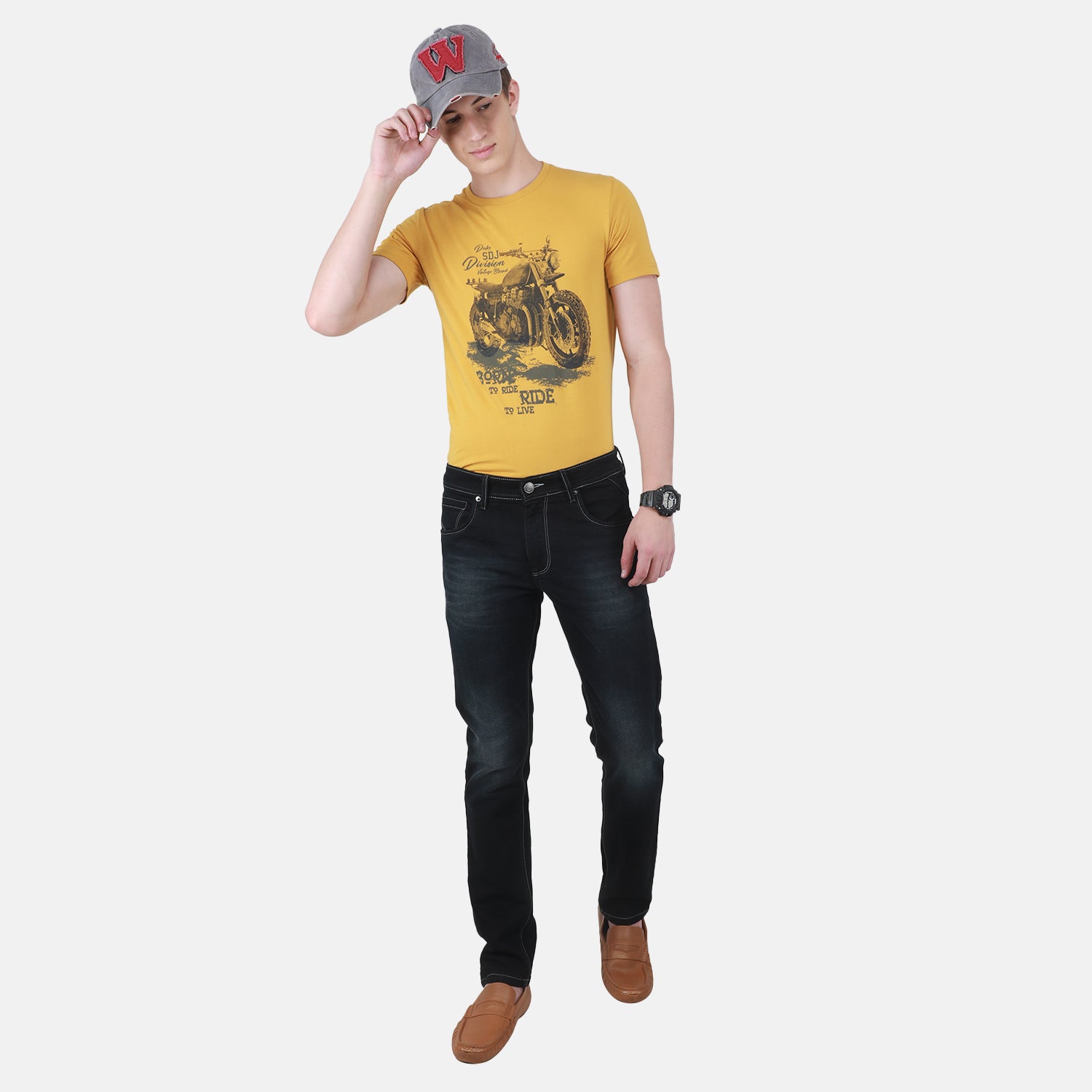 Duke Urban Men Slim Fit Stretchable Jeans (SDD5519)
