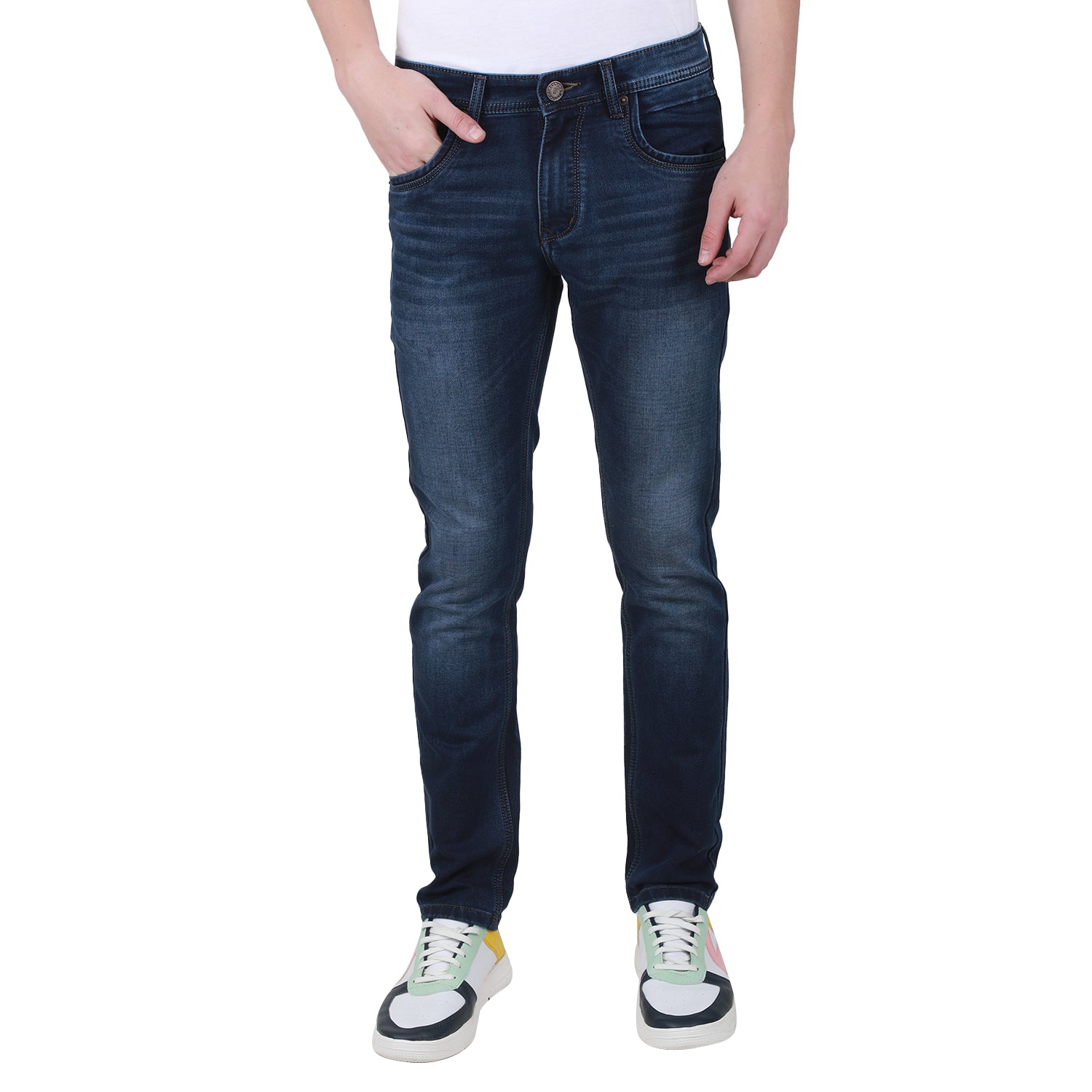 Duke Stardust Men Slim Fit Stretchable Jeans (SDD5515)