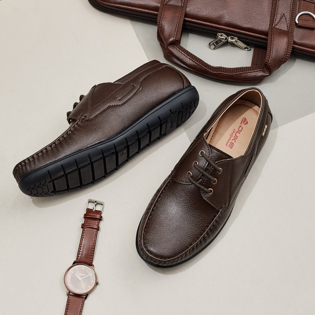 Duke brown casual shoes new arrivals