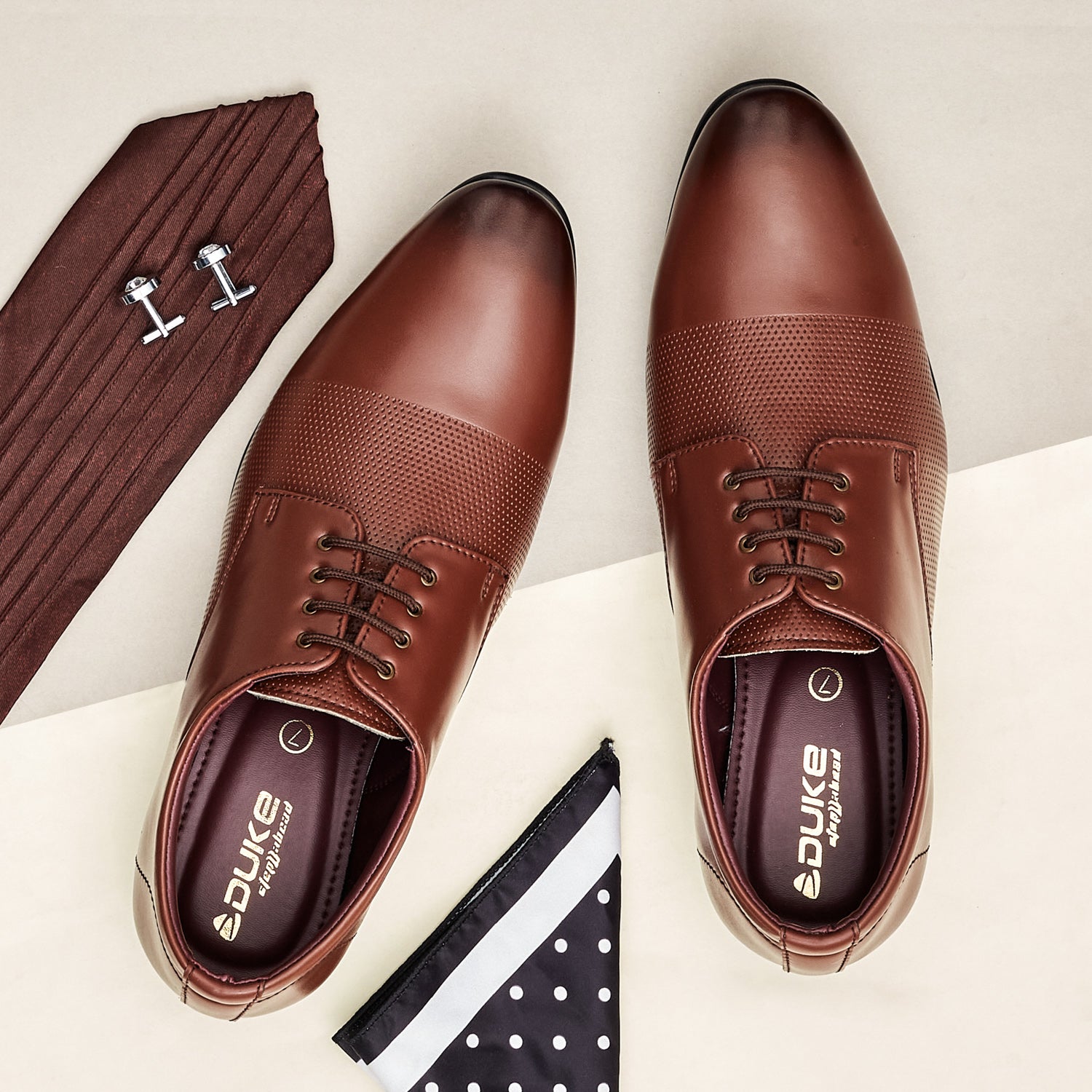 Duke Men Formal Shoes (FWOL8096)