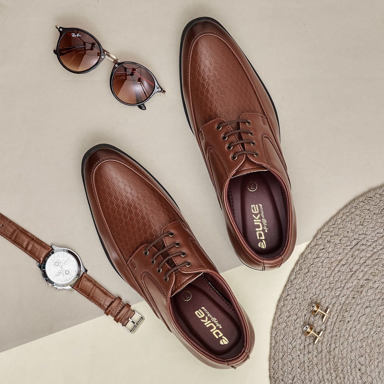 Duke Men Formal Shoes (FWOL8095)