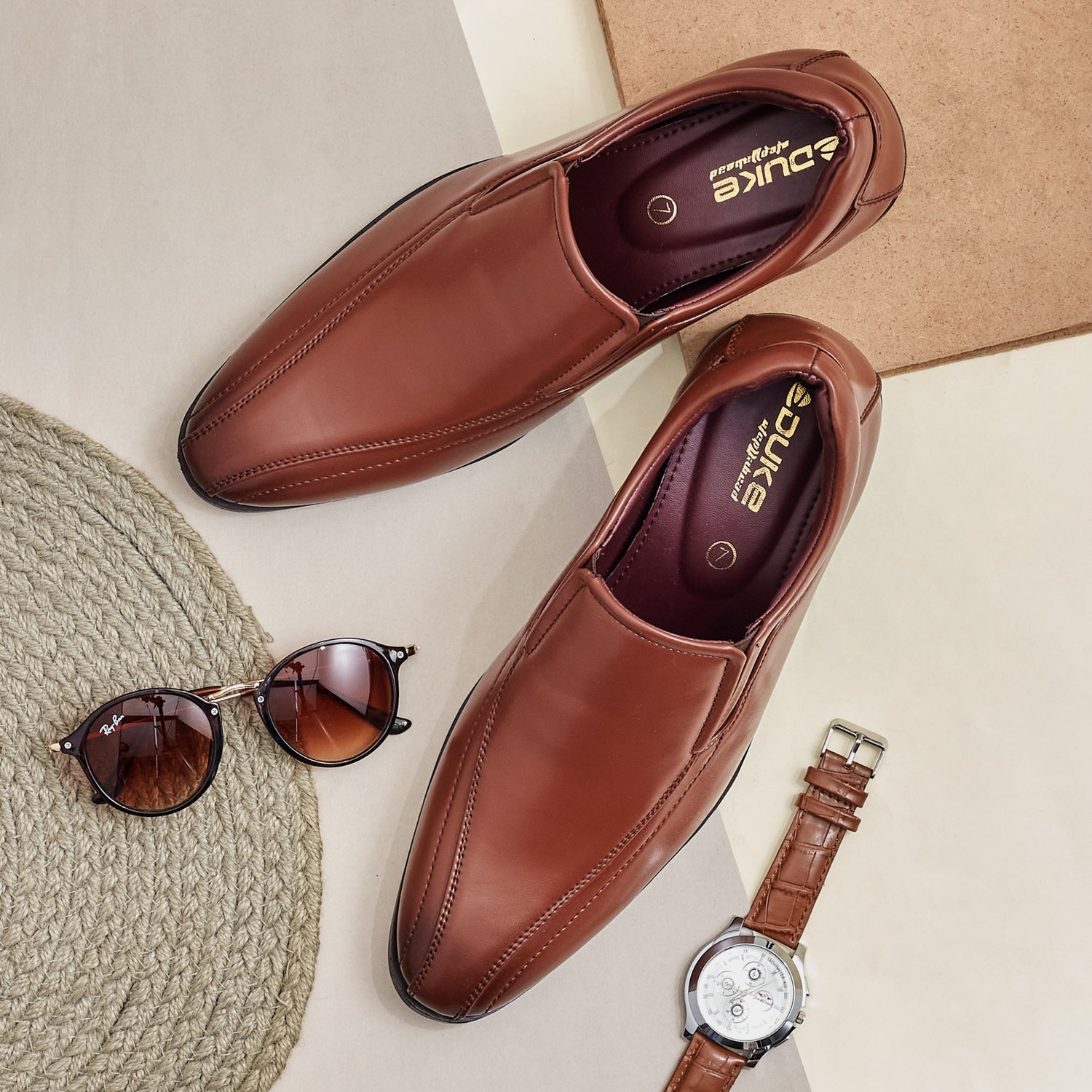 Duke Men Formal Slip-Ons (FWOL8101)