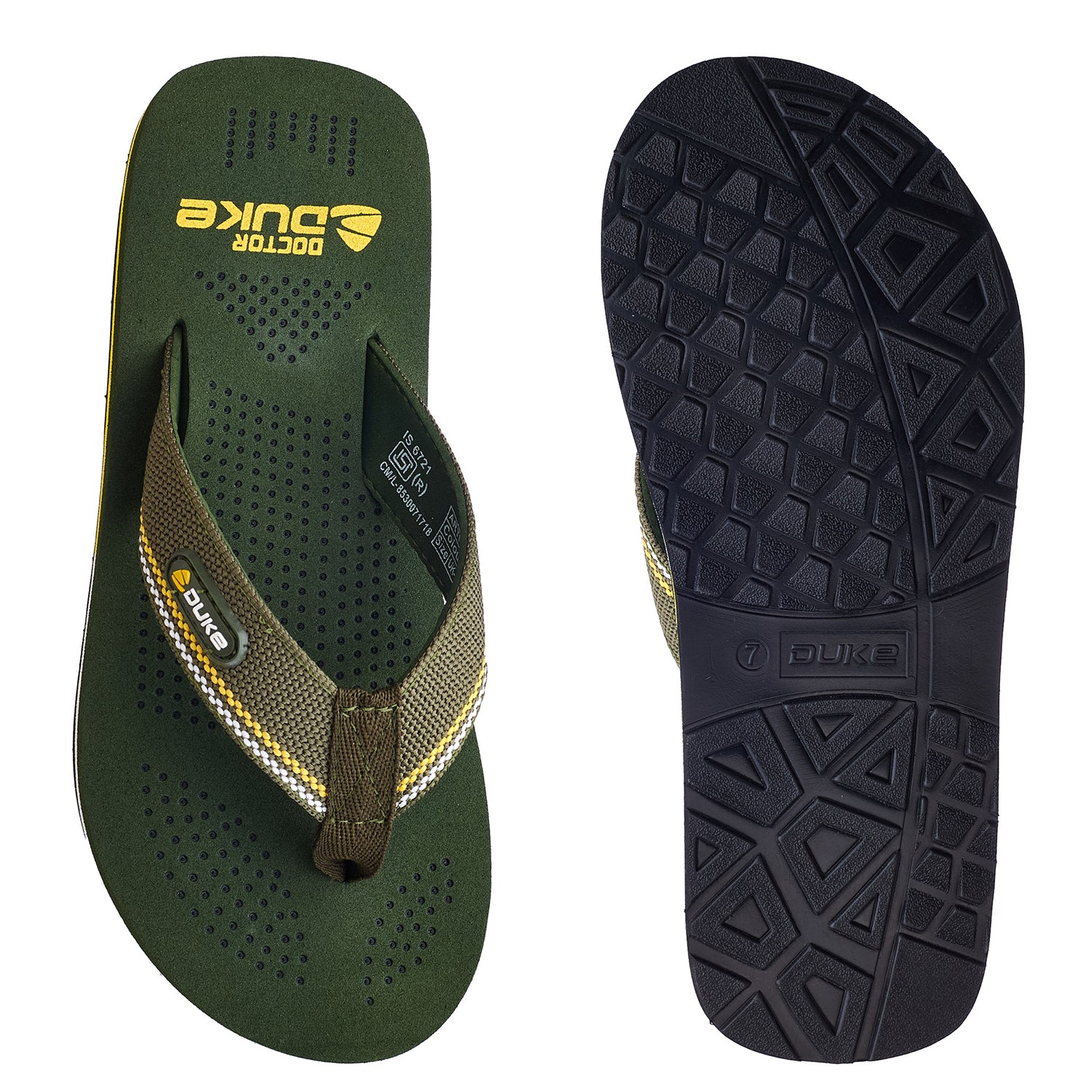 Duke Men Perforations Ortho Slippers (FWC6173)