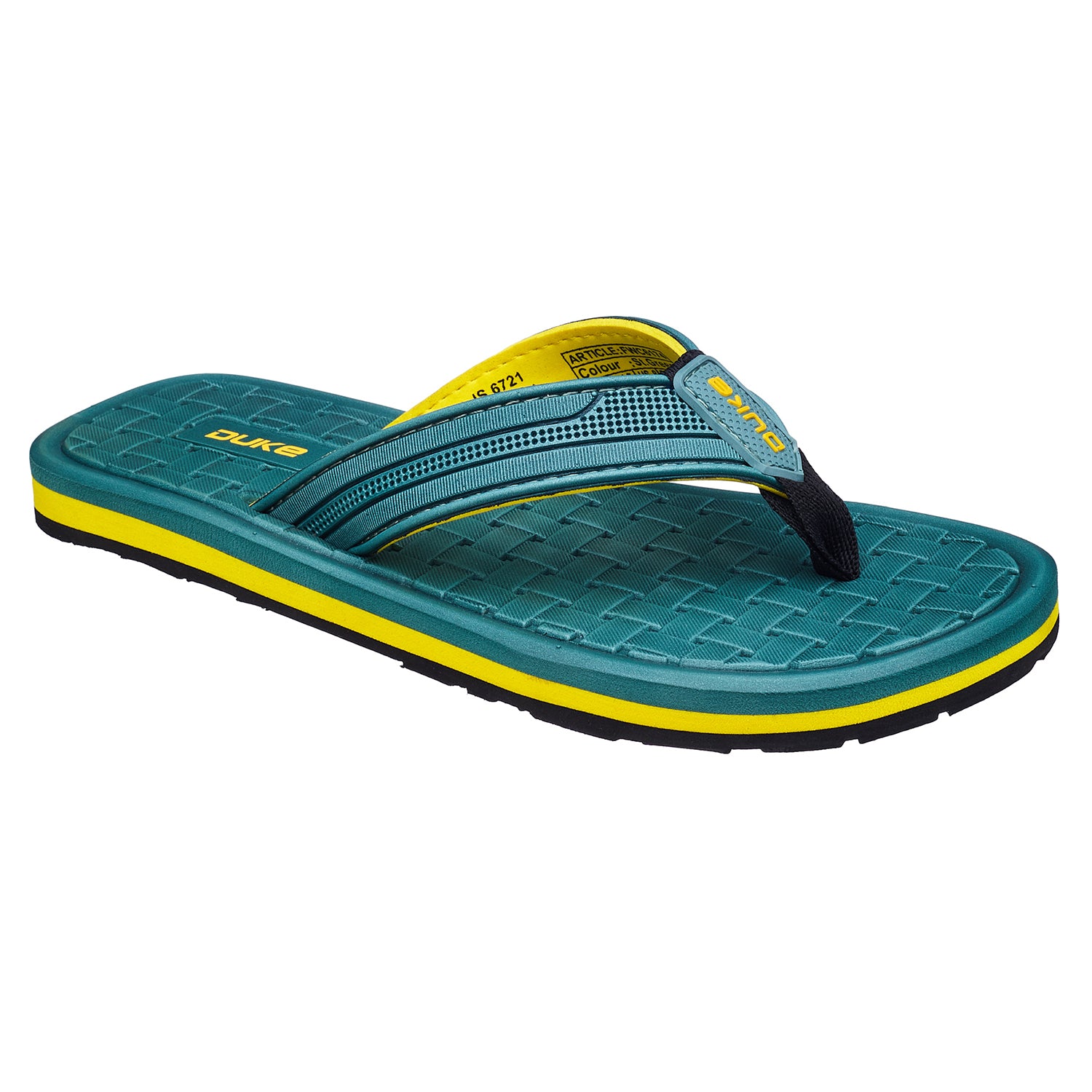 Duke Men Textured Thong Flipflops (FWC6174)