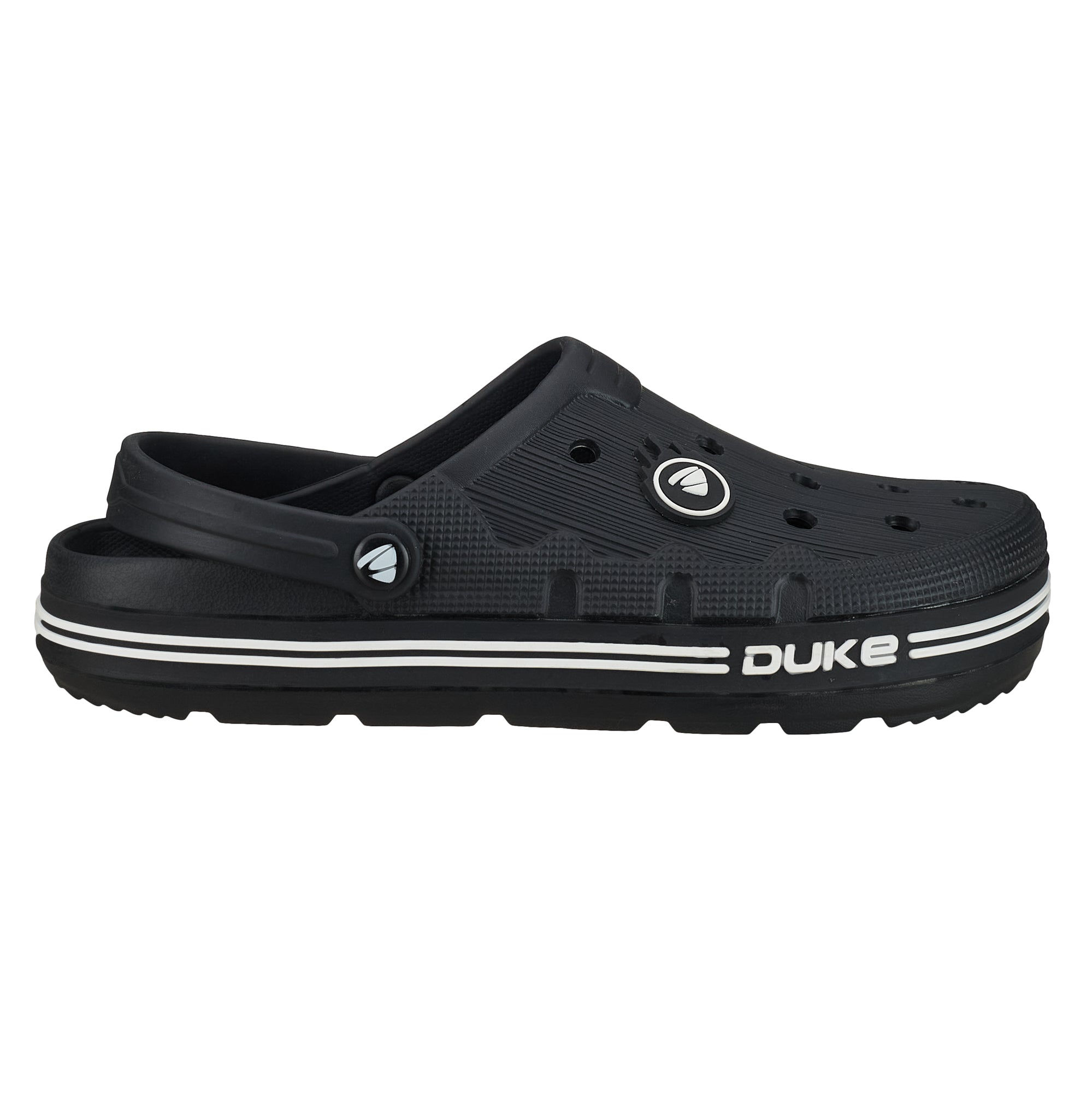Duke Men Brand Logo Textured Clogs  (FWC6239)