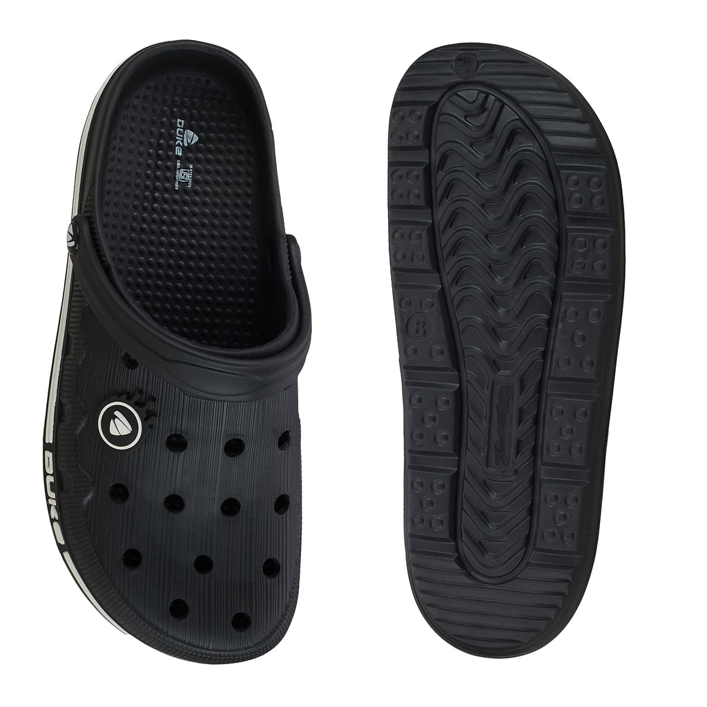 Duke Men Brand Logo Textured Clogs  (FWC6239)
