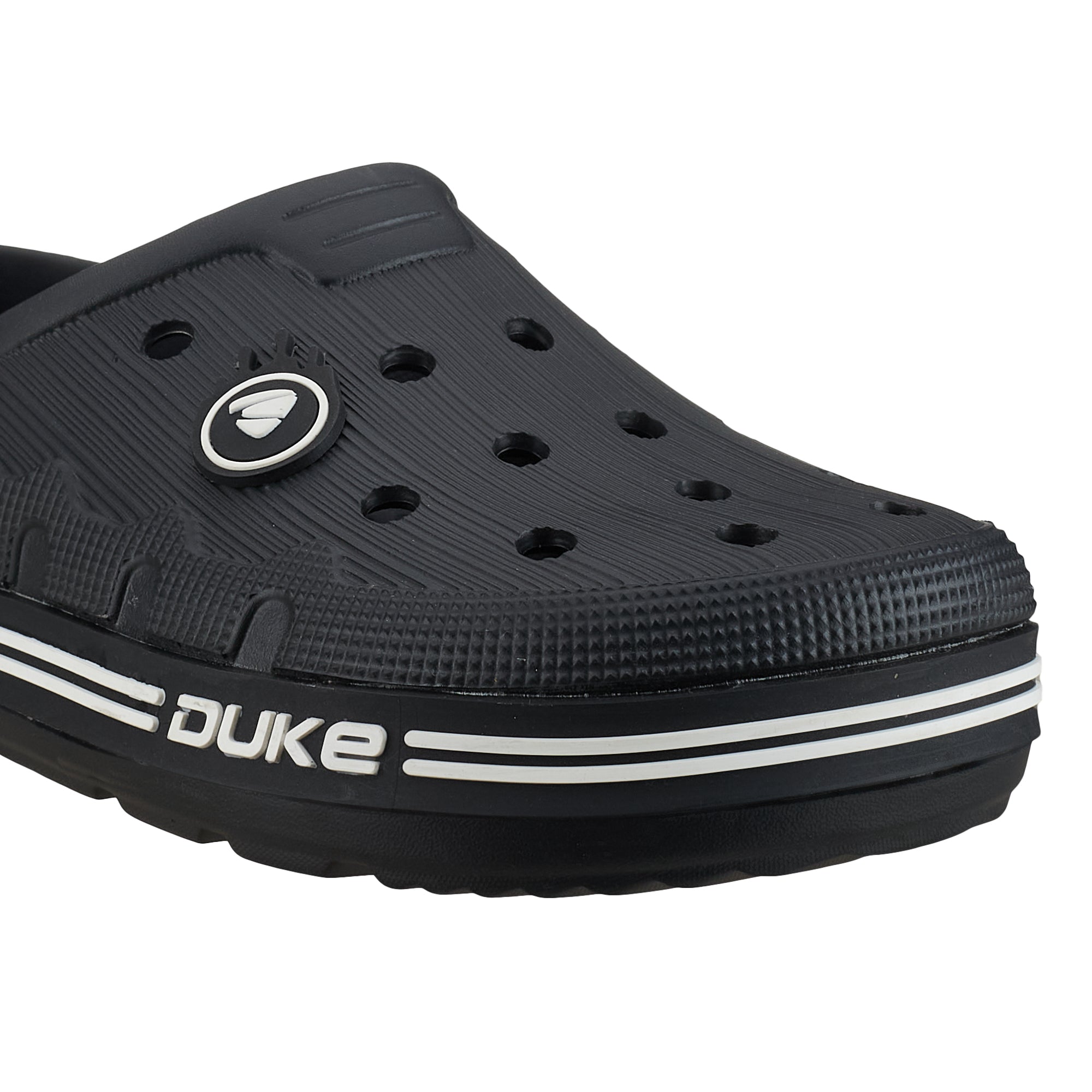 Duke Men Brand Logo Textured Clogs  (FWC6239)