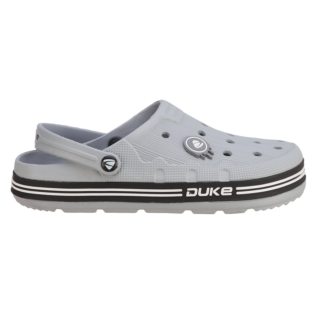 Duke Men Brand Logo Textured Clogs  (FWC6239)