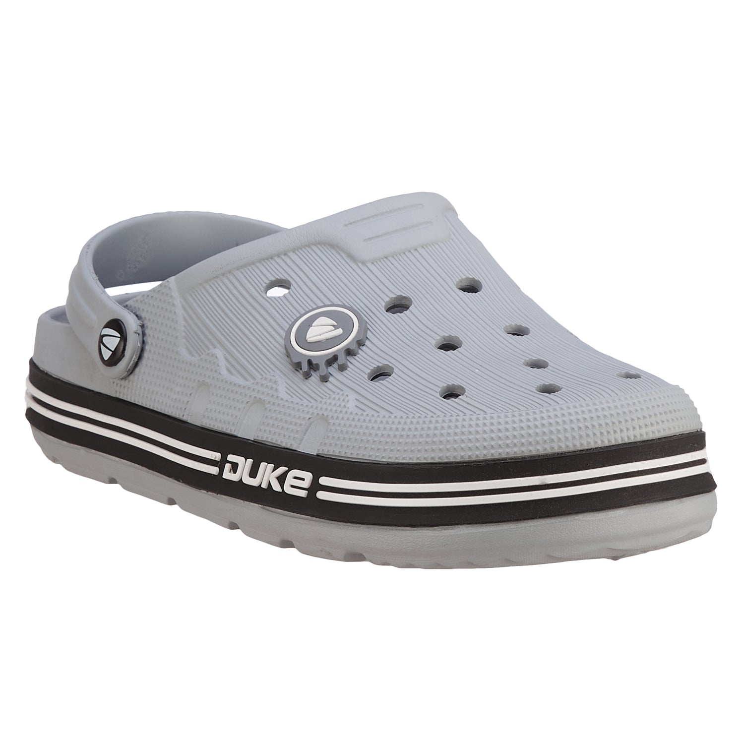Duke Men Brand Logo Textured Clogs  (FWC6239)
