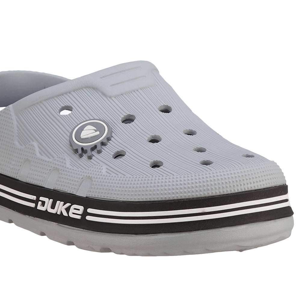 Duke Men Brand Logo Textured Clogs  (FWC6239)