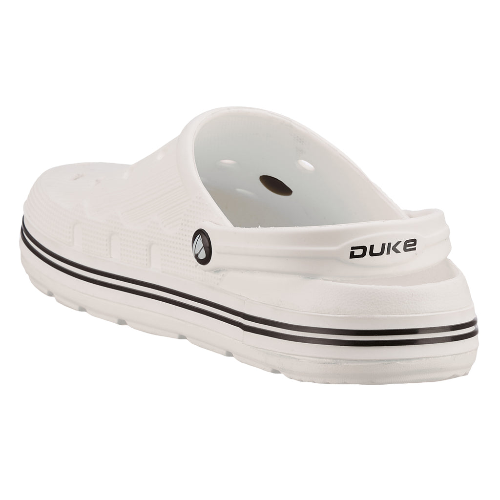 Duke Men Brand Logo Textured Clogs  (FWC6239)