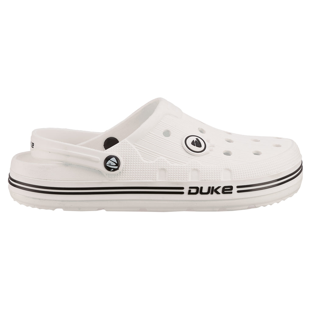 Duke Men Brand Logo Textured Clogs  (FWC6239)