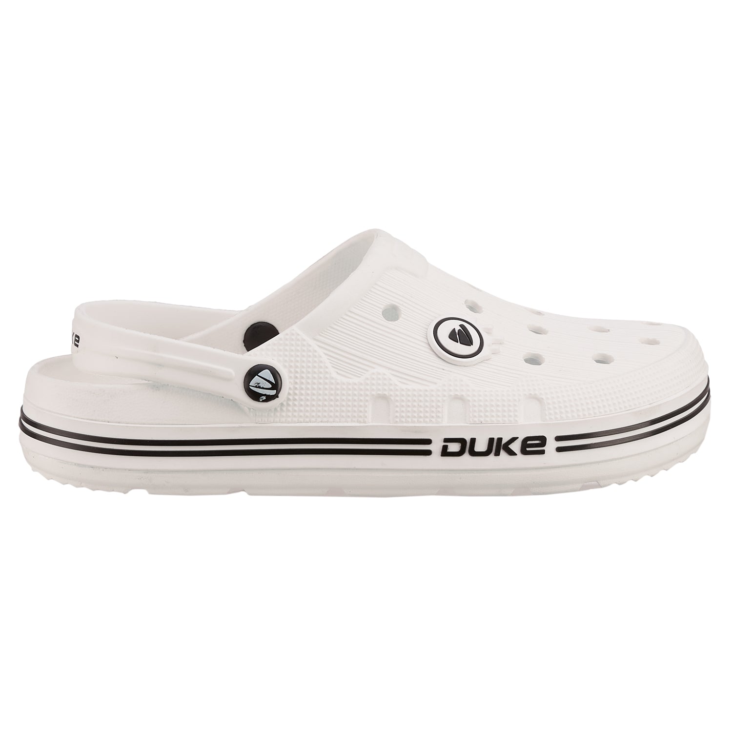 Duke Men Brand Logo Textured Clogs  (FWC6239)