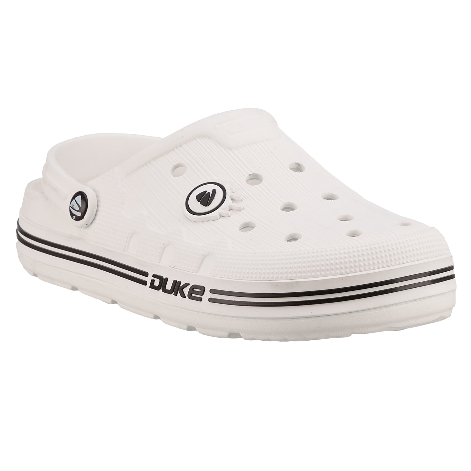 Duke Men Brand Logo Textured Clogs  (FWC6239)