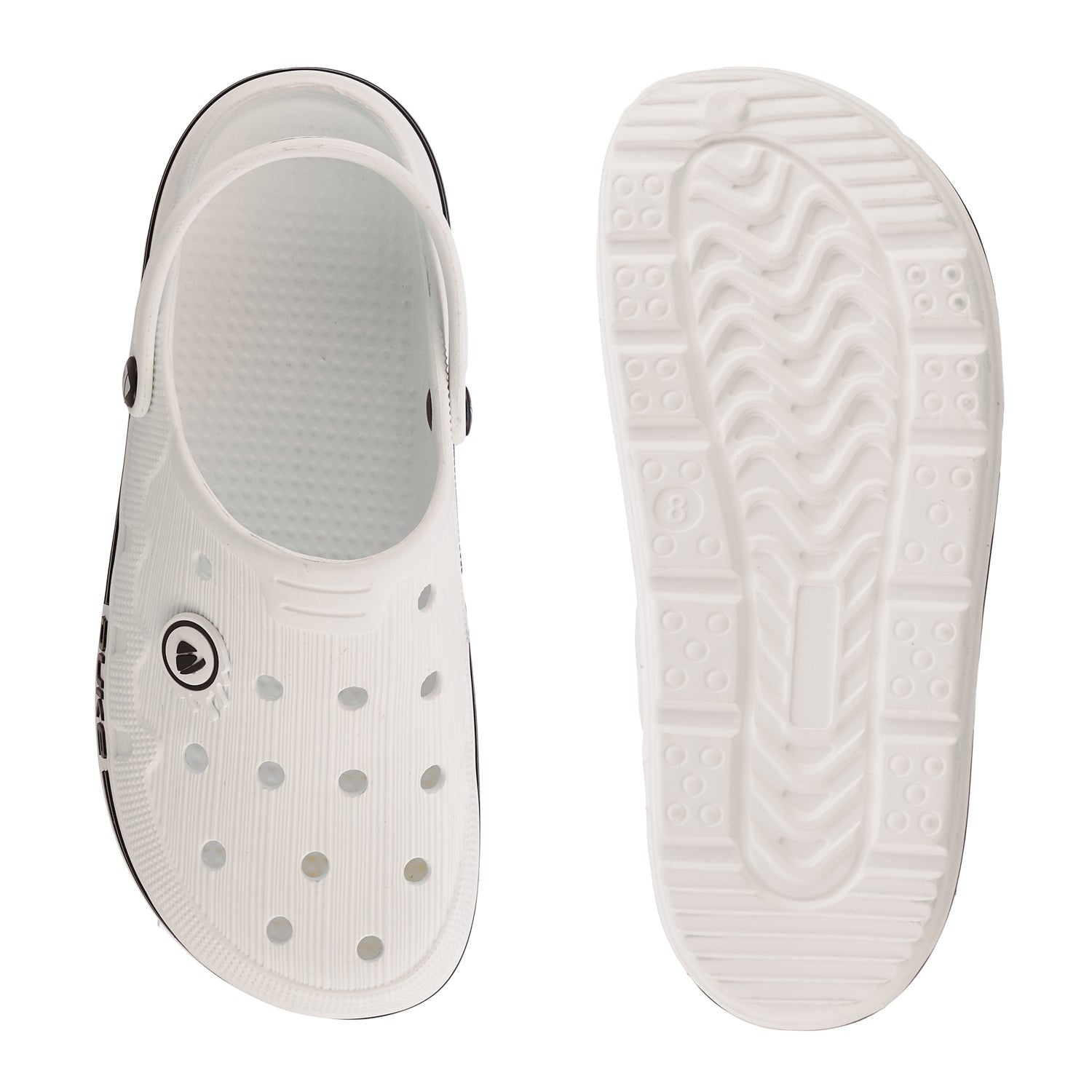 Duke Men Brand Logo Textured Clogs  (FWC6239)