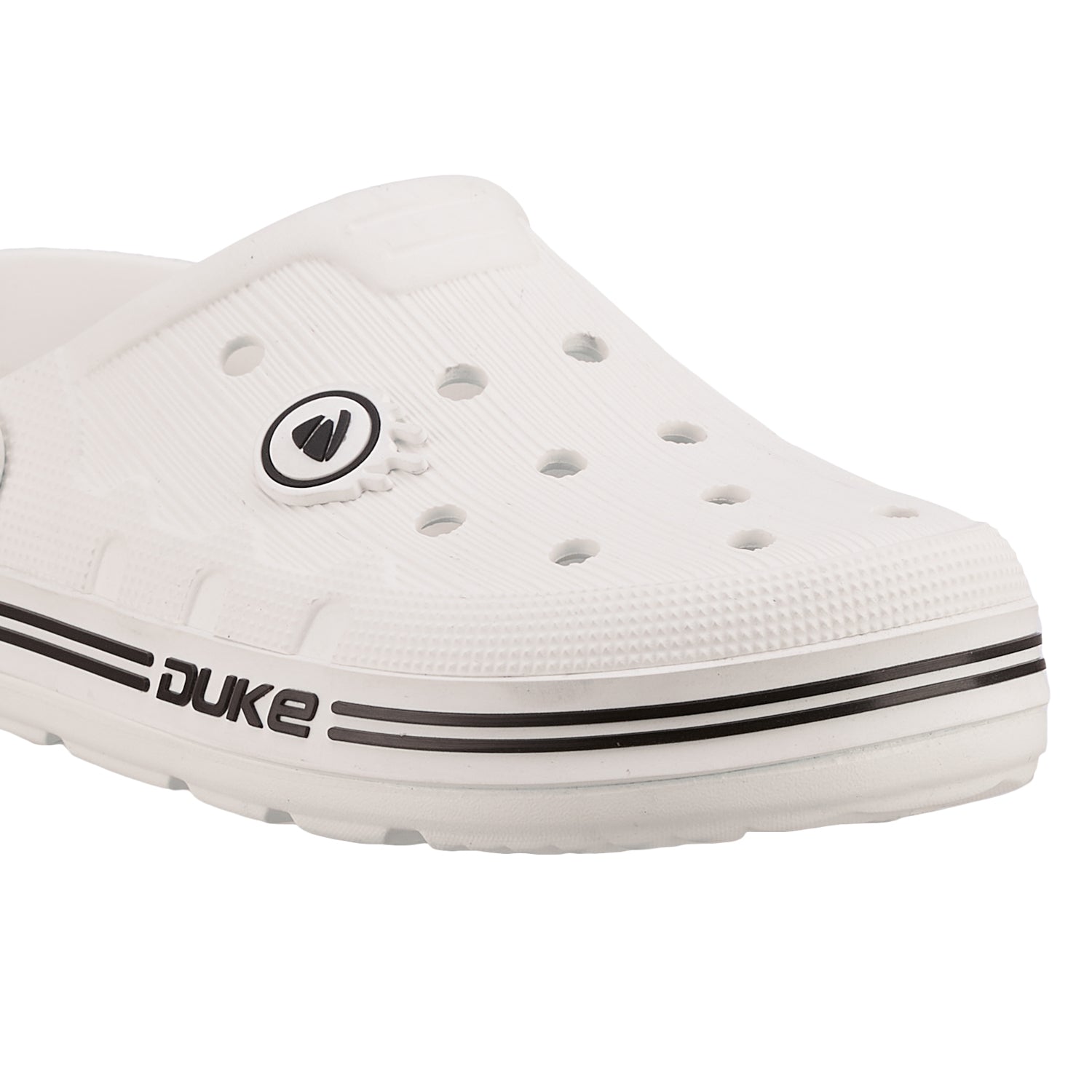 Duke Men Brand Logo Textured Clogs  (FWC6239)