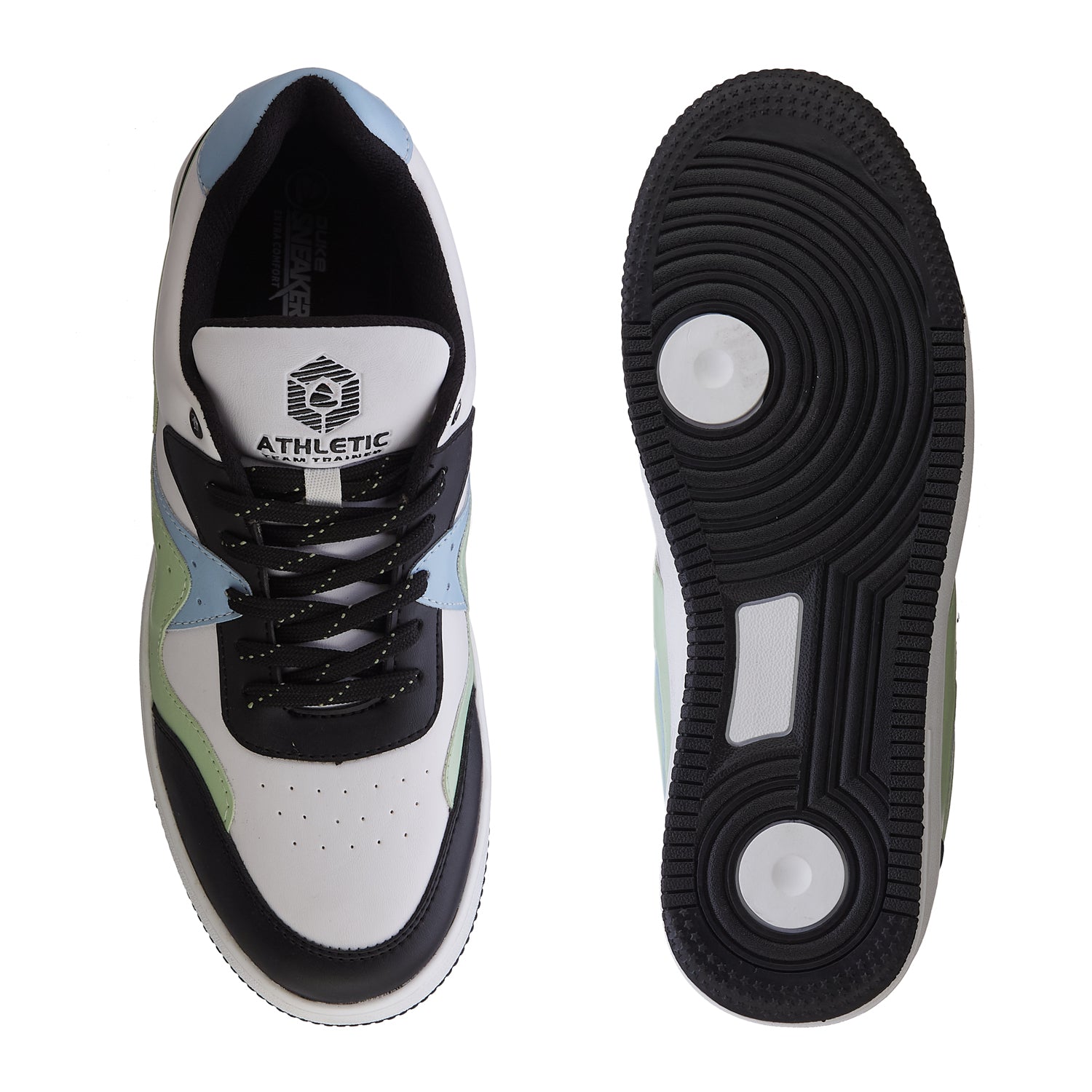 Duke Men Colourblocked & Perforations Sneakers (FWOL2525)