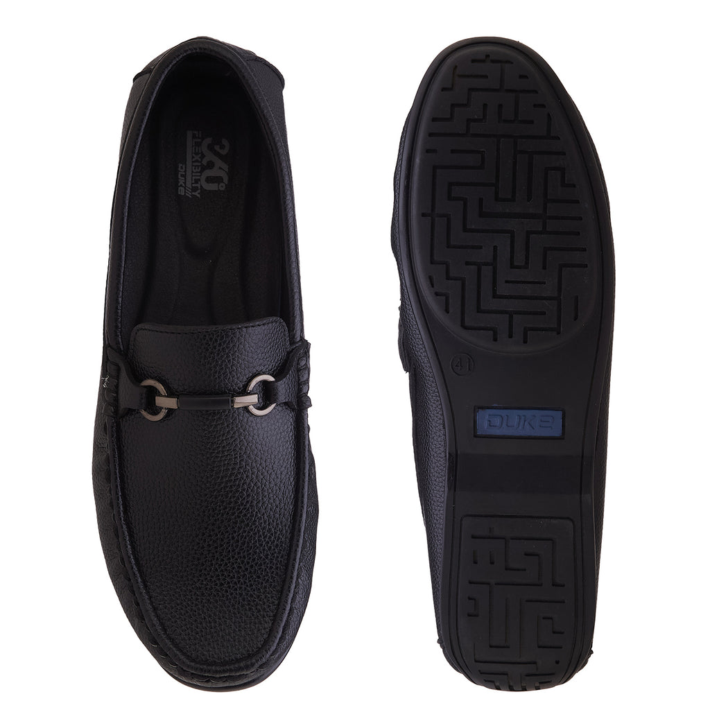 Duke Men Textured 360 Flexible Loafers (FWOL4025)