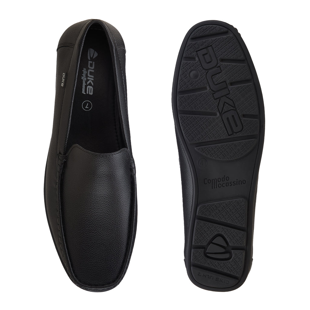 Duke Men Textured Loafers ( FWOL4024 )