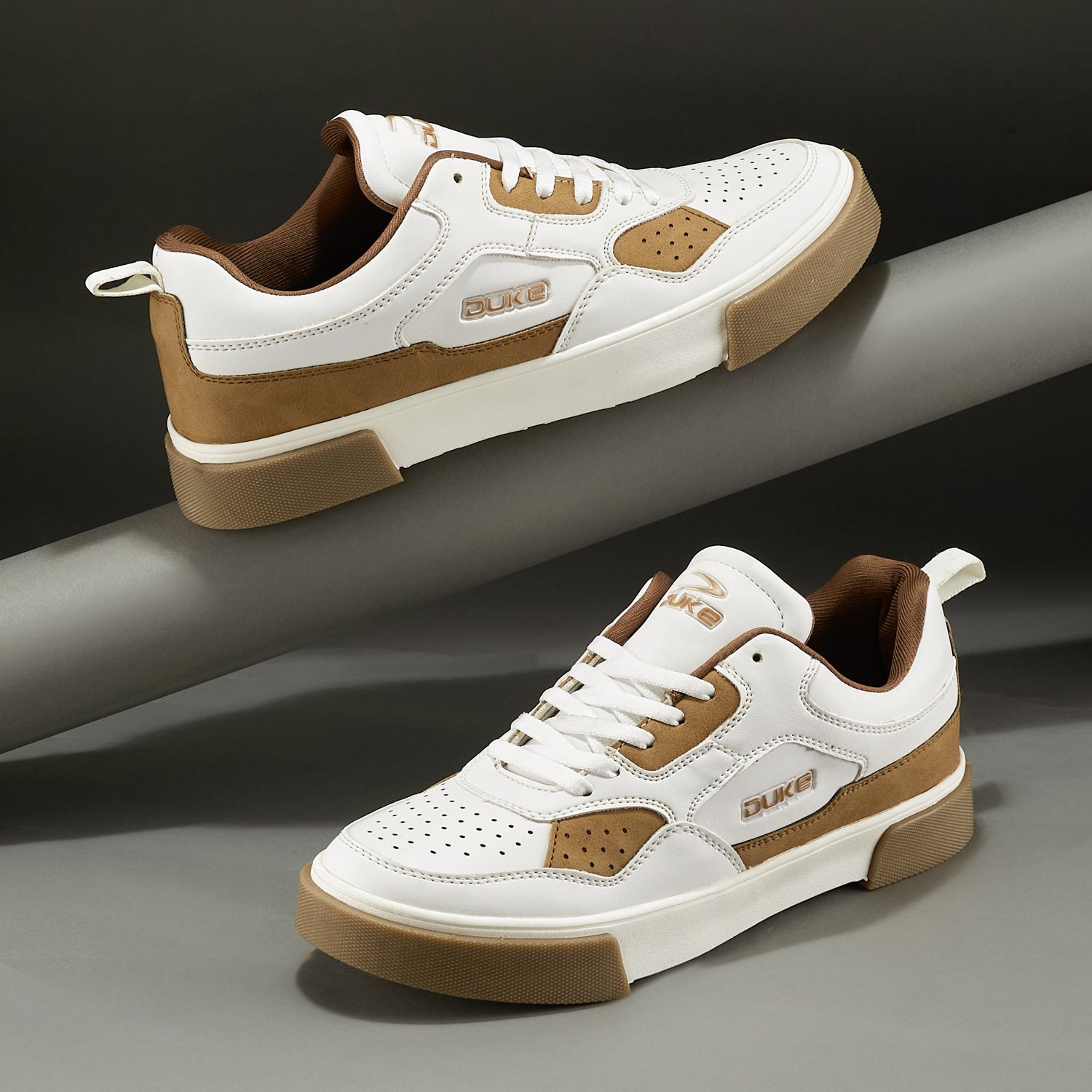 Duke Men Urban Cupsole Perforation Sneakers (FWOL2530)