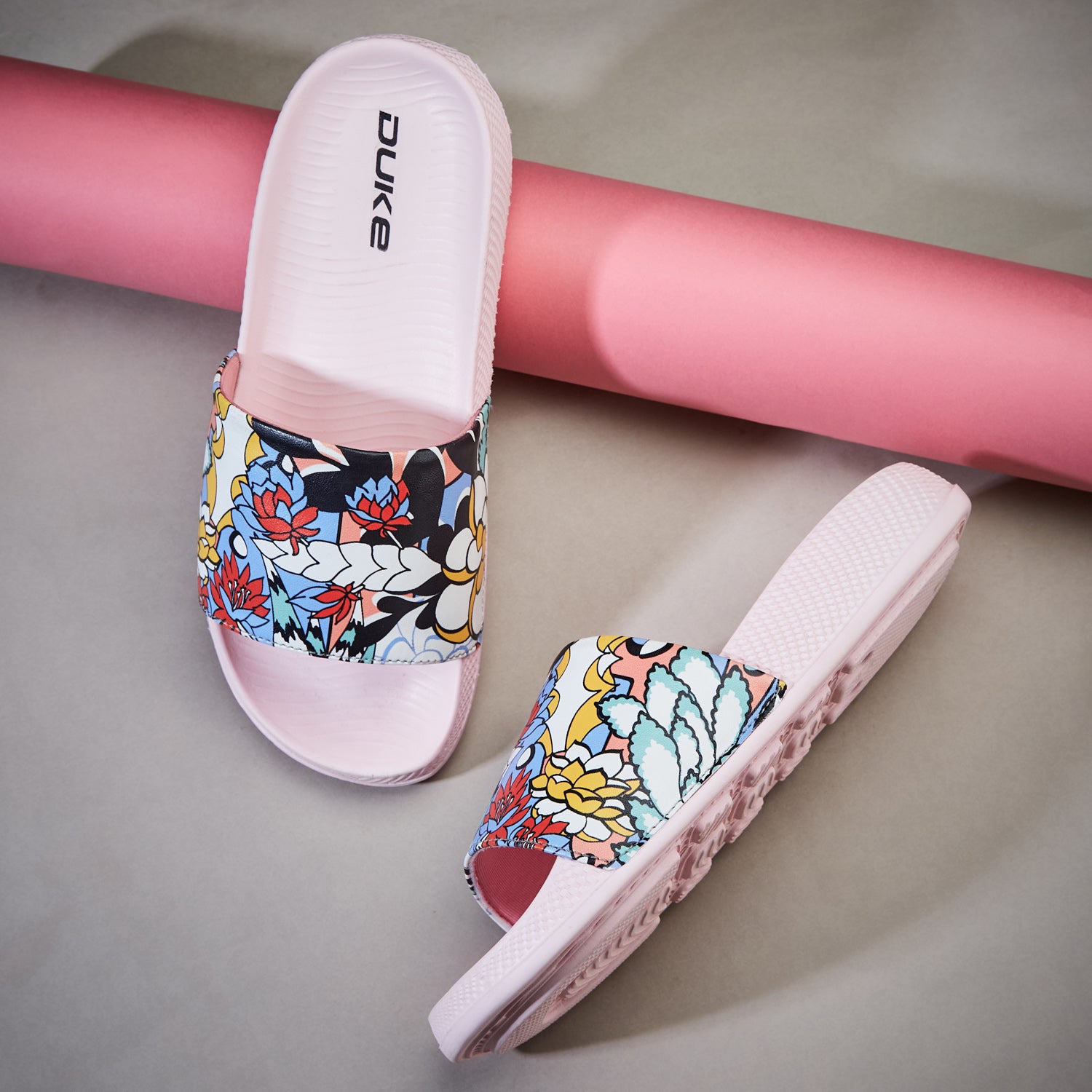 Duke Women Printed Slidders  (XFW0345)