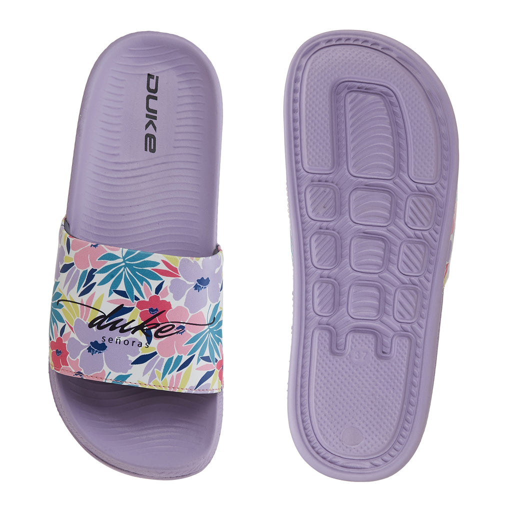 Duke Women Printed Slidders  (XFW0347)