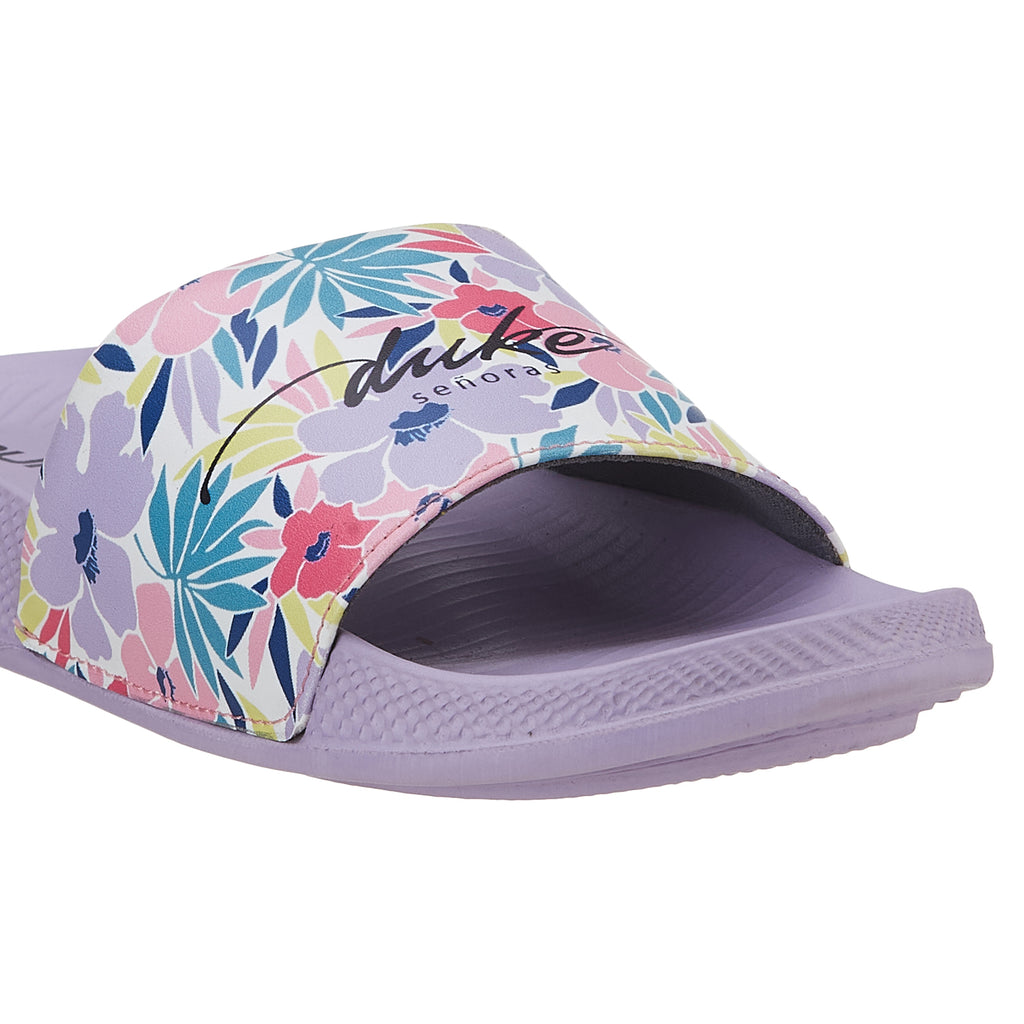 Duke Women Printed Slidders  (XFW0347)