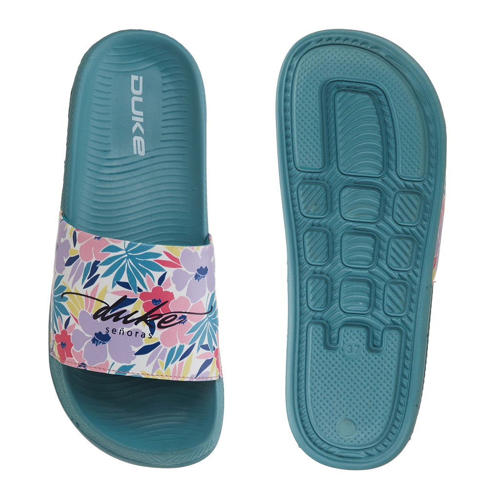 Duke Women Printed Slidders  (XFW0347)