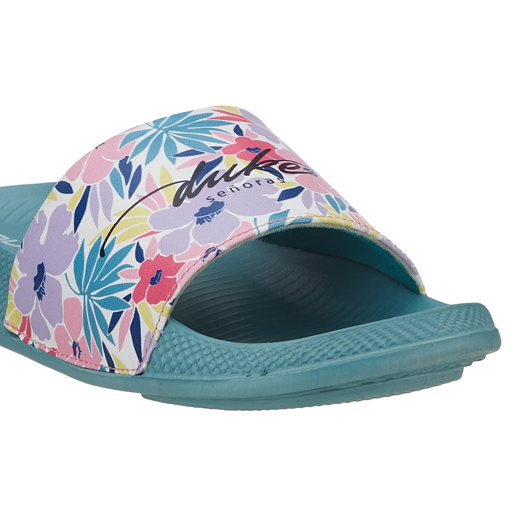 Duke Women Printed Slidders  (XFW0347)
