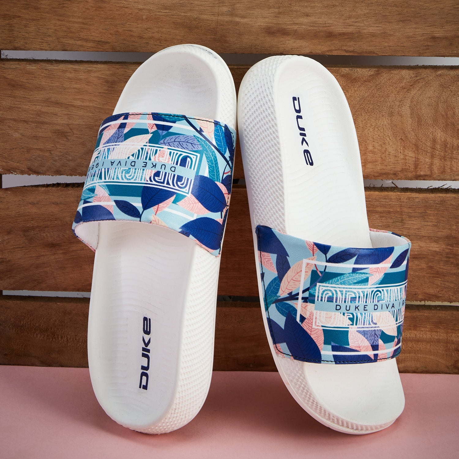 Duke Women Printed Slidders  (XFW0348)