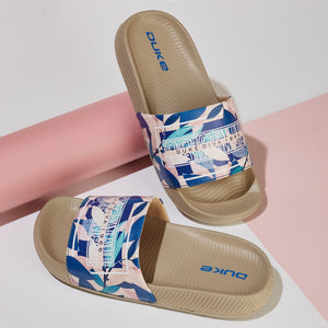 Duke Women Printed Slidders  (XFW0348)