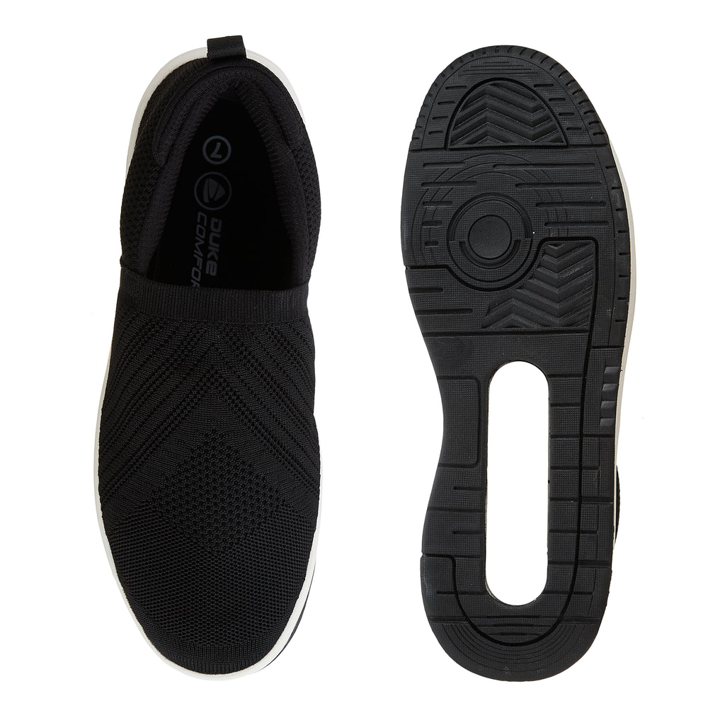 Duke Men Woven Design Slip-On Sneakers (FWOL2543)