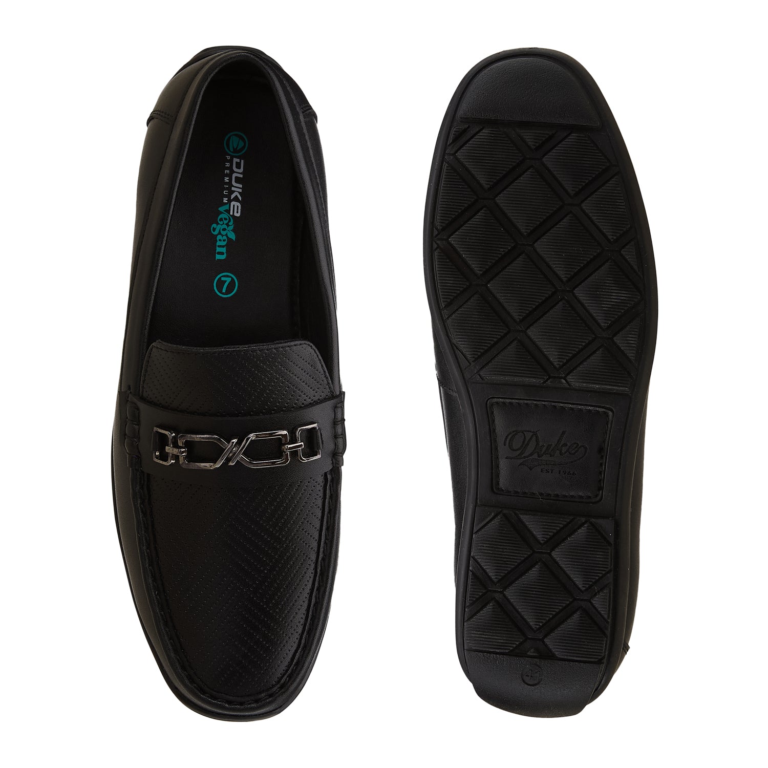 Duke Signature Buckle Loafers  (FWOL4036)