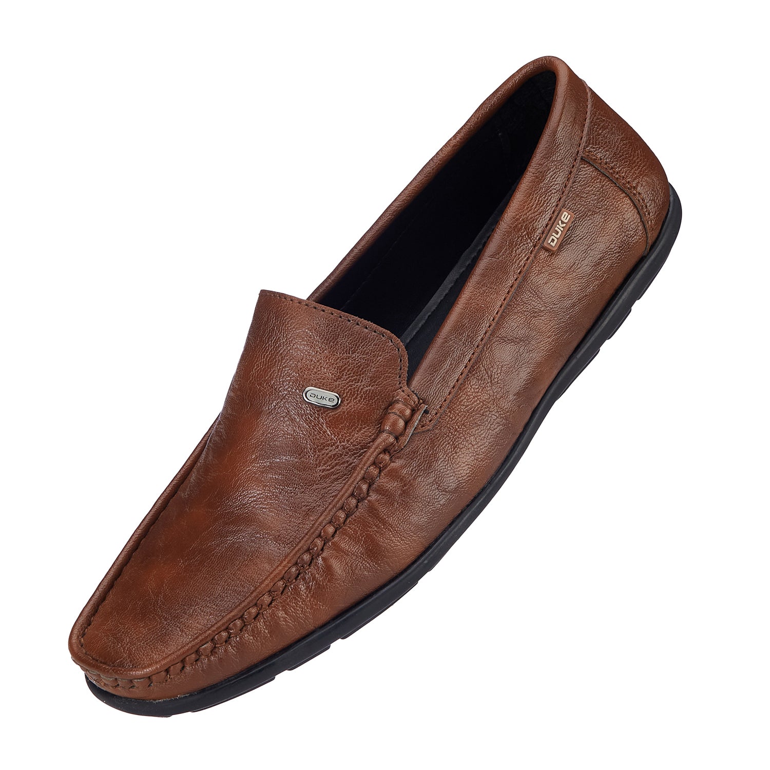 Duke Men Textured Classic Loafers (FWD4055)