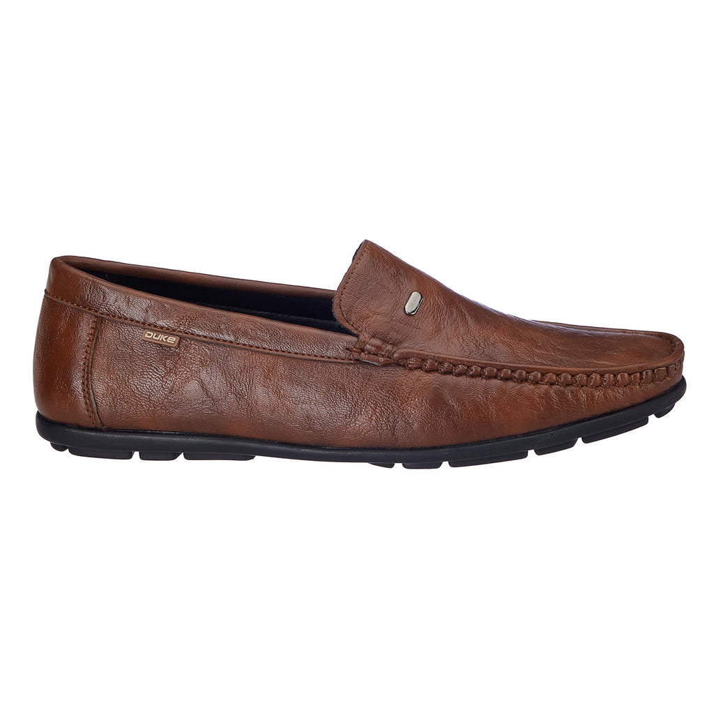 Duke Men Textured Classic Loafers (FWD4055)