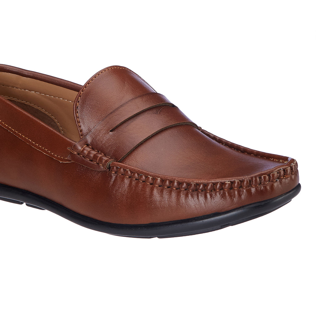 Duke Mens Classic Solid Loafers (FWD4050)