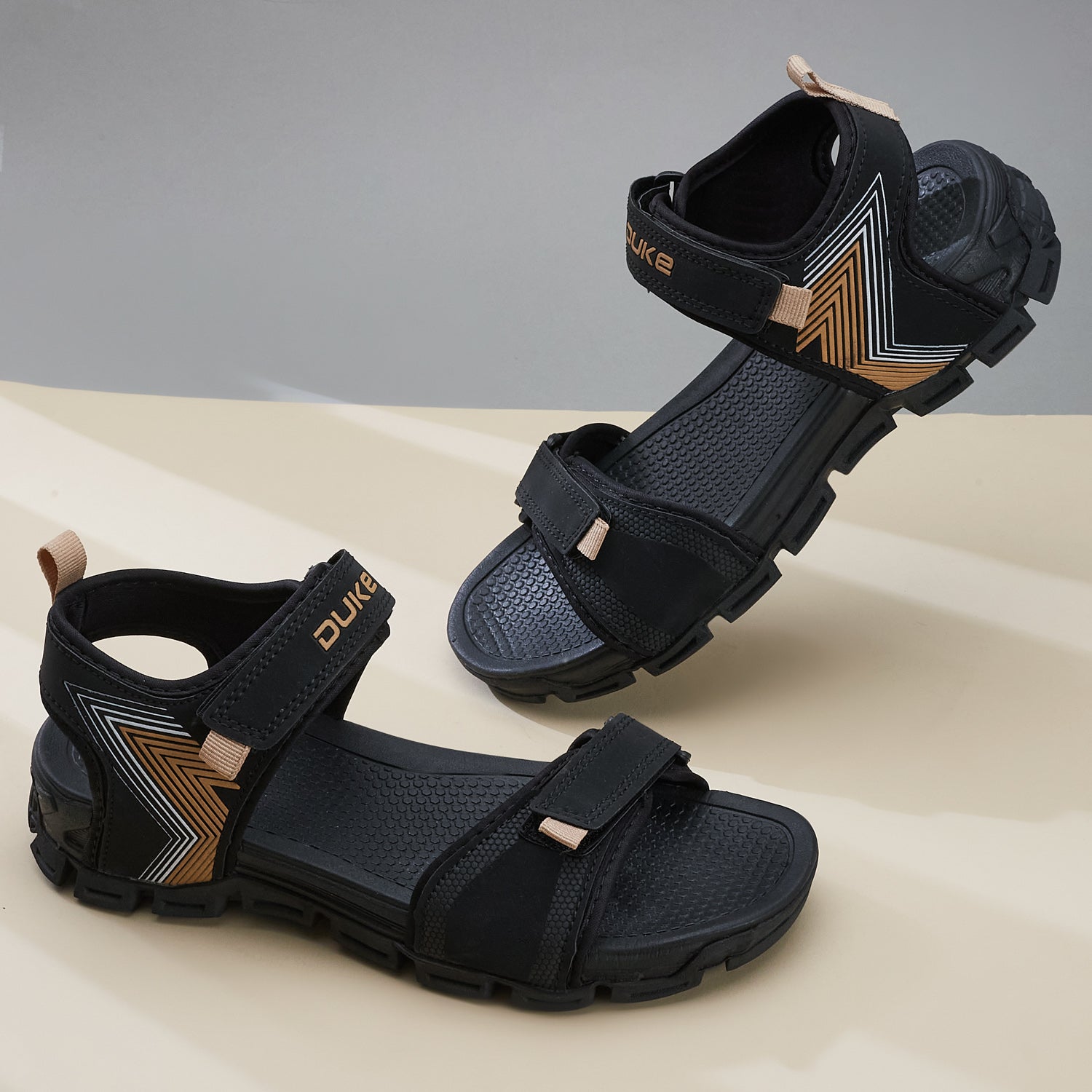 Duke Men Textured Sports Sandals (FWF3067)