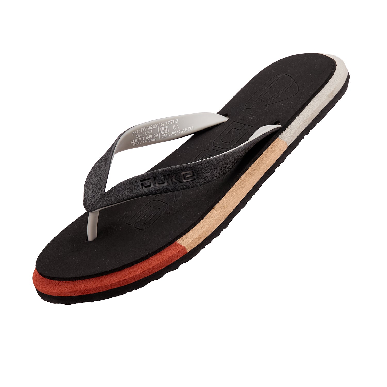 Duke Mens Flip Flops (FWC6230)